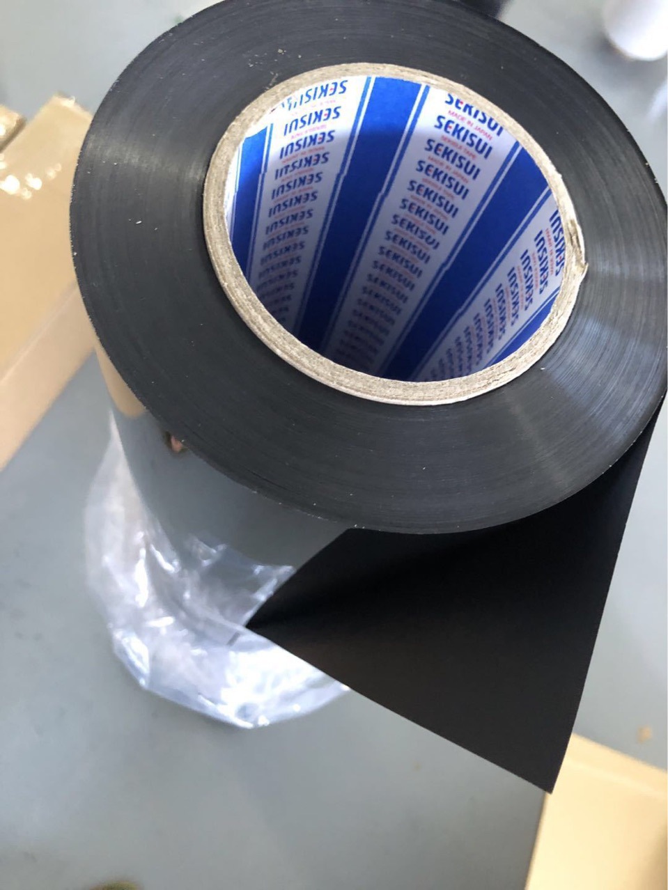 积水3808BH 积水3810BH黑黑双面丙烯酸遮光胶带纸管芯黑黑双面胶