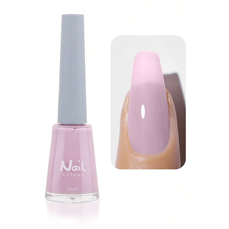 Oily non-peeling long-lasting nail polish baking-free quick-drying non-fading nude transparent nail polish wholesale