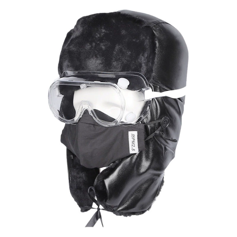 Зимний утолщенный плюшевый холодостойкий хлопковый защитный шлем, уличный теплый АБС-пластик, защита от ударов на строительной площадке, кепка Lei Feng