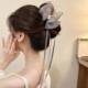 New Chinese Style National Style Ribbon Grab Clip Women's New Style Hairpin Advanced Sense Bow Hair Shark Clip Top Clip Headwear