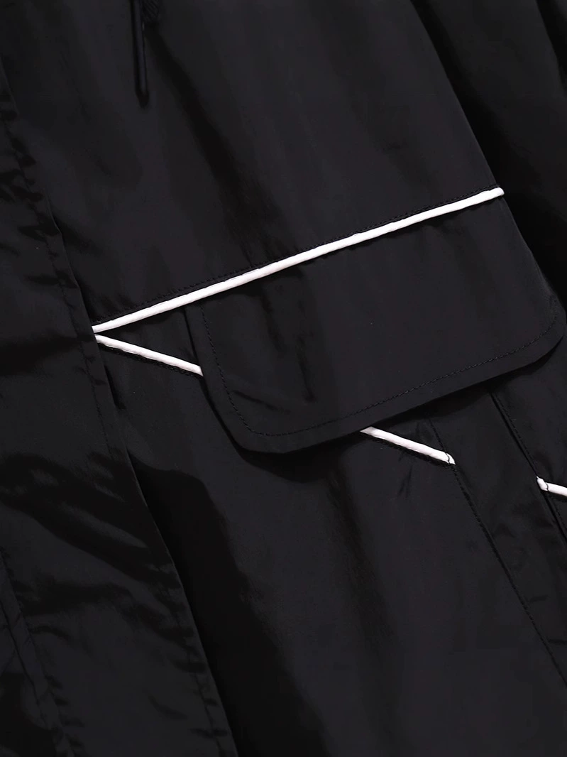 Trench coat, demi-season windproof keep warm jacket, plus size