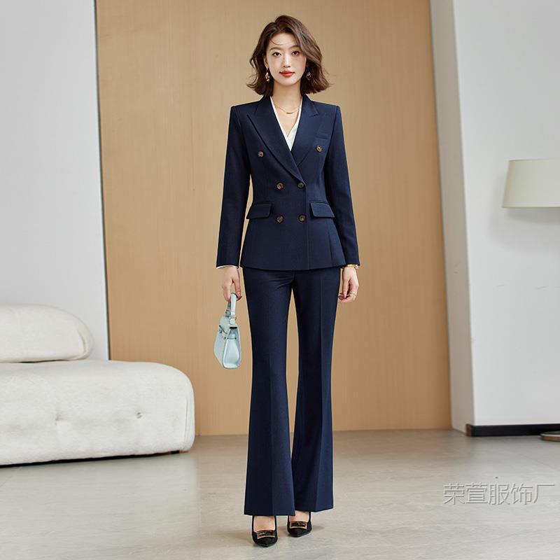 2025新款职业西装套装女OL气质修身显瘦销售经理酒店前台西服正装|undefined