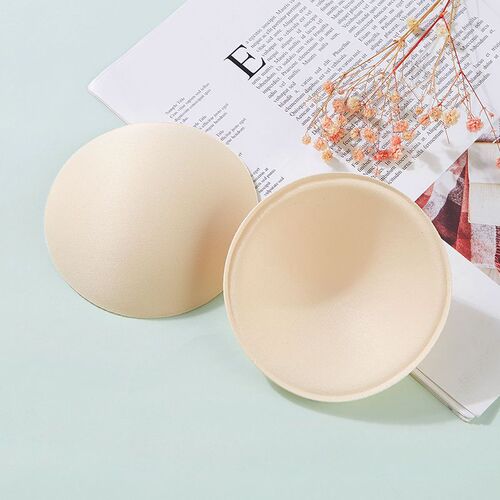 White chest pad inserts for women's thin sports bra sponge padded bra pads push-up bra swimsuit bra pads