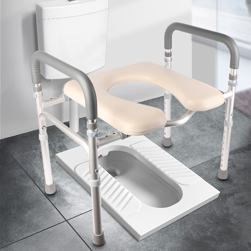silla de inodoro de aleación de aluminio para personas mayores elevador de inodoro estante para mujeres embarazadas mayores elevador de inodoro taburete