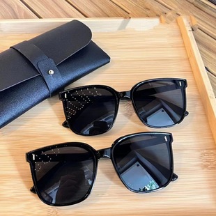 2023 New Arrival Frame Sunglasses Men's Driving Glasses Internet Popular Large Box Fashionable Korean ins Sunglasses Women's Style