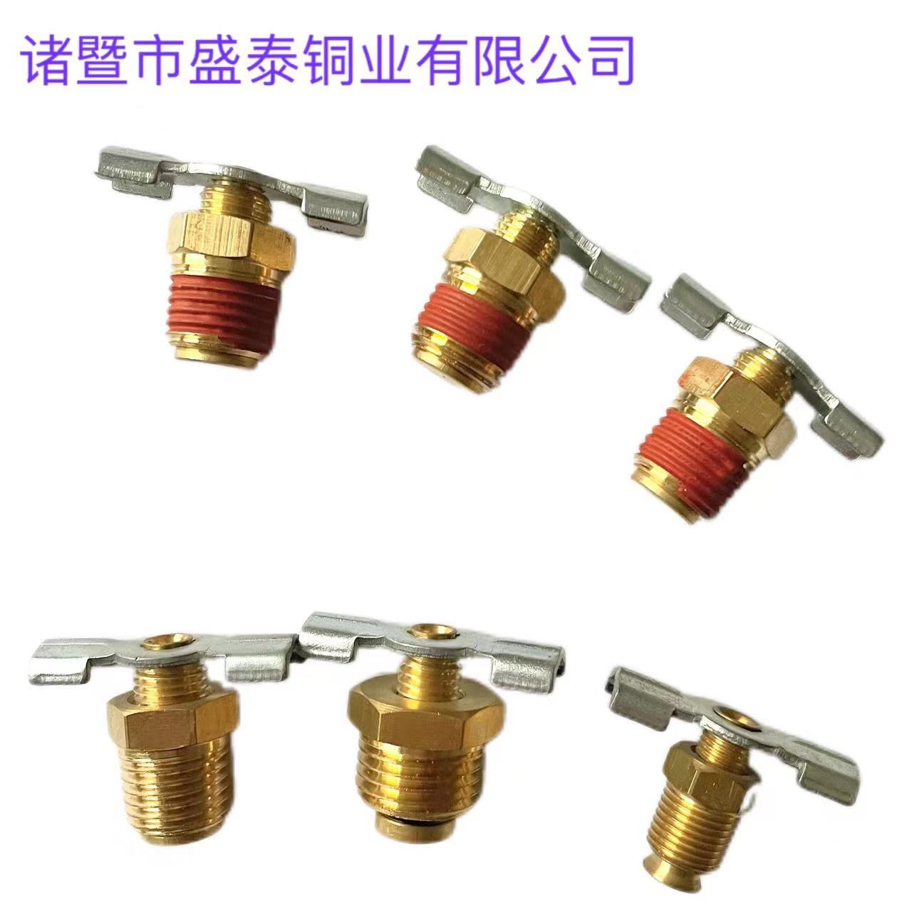 厂家批发  2分 铁质手柄放水排污阀 全铜NPT美标泄水阀