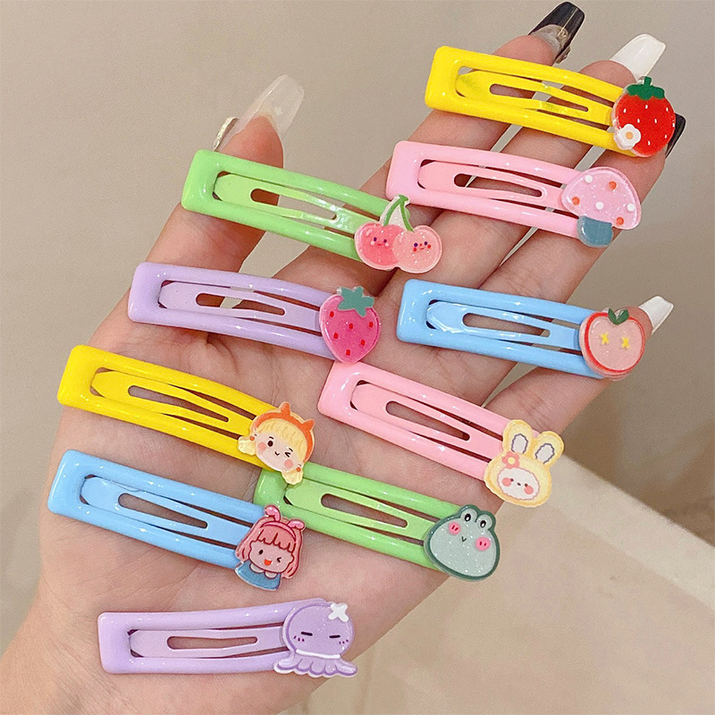 Horquilla de los niños horquilla niñas horquilla roto lindo no herido pelo tocado bebé horquilla lado BB clip niñas accesorios para el pelo