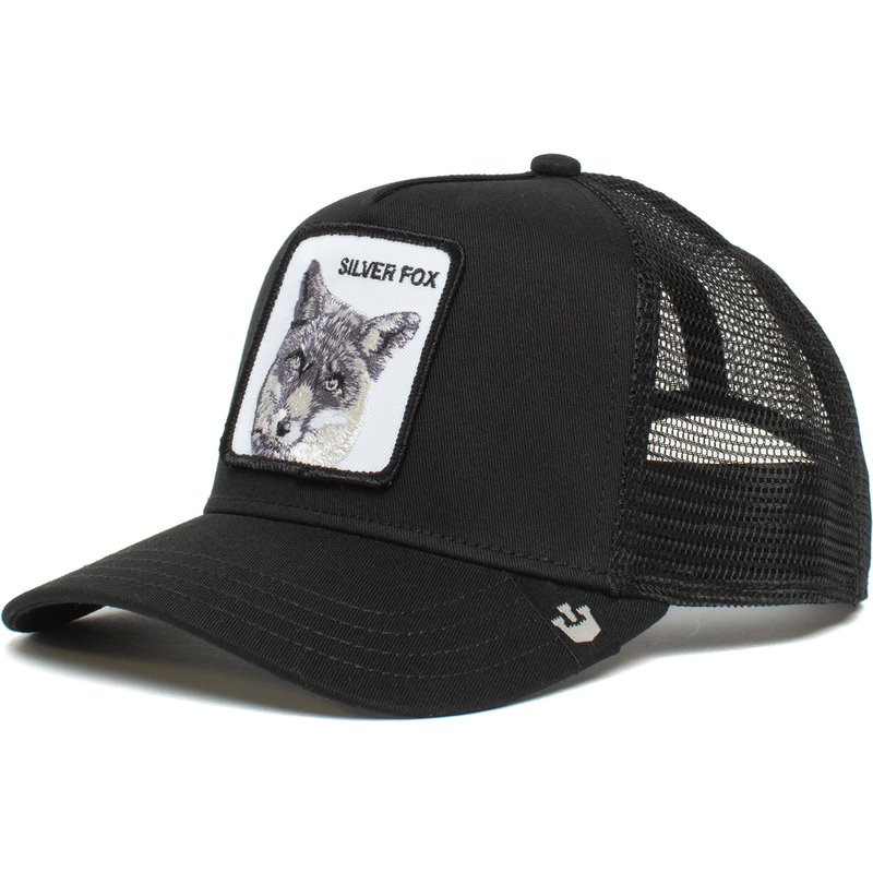 [Comercio exterior caliente] gorra de béisbol animal dibujos animados protección solar malla bordado conductor negro leopardo Gallo Lobo sombrero