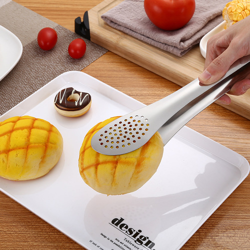 Stainless steel food food clip bread dessert clip barbecue clip buffet salad clip ice clip spicy hotpot clip