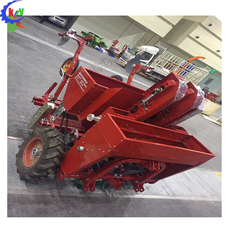 单垄双行马铃薯播种机 后置式土豆种植机 覆膜种植施肥一体机