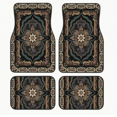 to maintain, non-slip | Avtomobil döşəmə paspasları - 1-138-pattern-51-3344cmtwo-piece-set