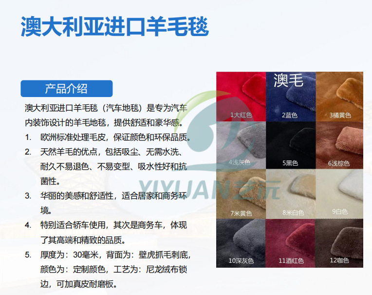 Factory direct sales of car-specific floor mats, thickened and reinforced with curved yarn carpet style, with positioning clips