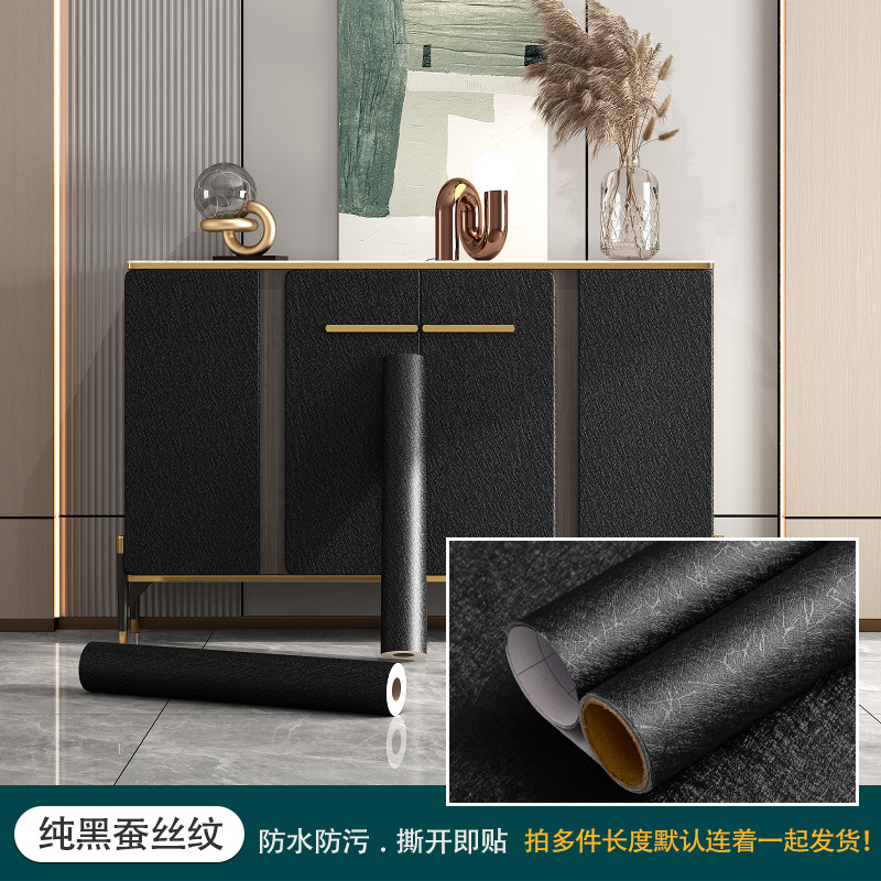 (Cross-border hot) Pure black silk pattern