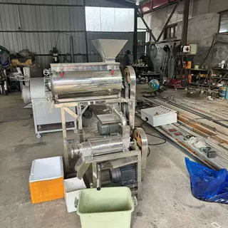 苦瓜破碎挤汁机器 304不锈钢无花果打浆机 火龙果大型果汁榨汁机