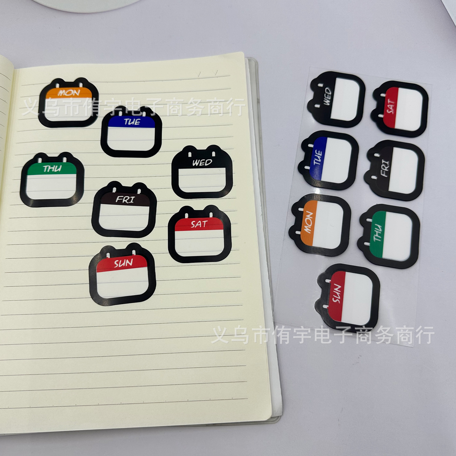New Products for the Beginning of School Season, Weekly Plan Stickers, Student Document Instruction Stickers, Transparent Sticky Notes, Index Stickers