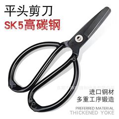 Daji フラットヘッドはさみ、ラウンドヘッド刑務所専用はさみ、工業用安全家庭用はさみ、革裁断衣類ツール