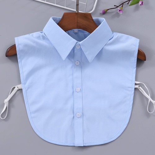 White Pointed Collar Compatible Collar for Children and Adults, Versatile Collar Decor for Autumn and Winter, Stand Collar Round Collar Compatible Collar for Blouses and Shirts