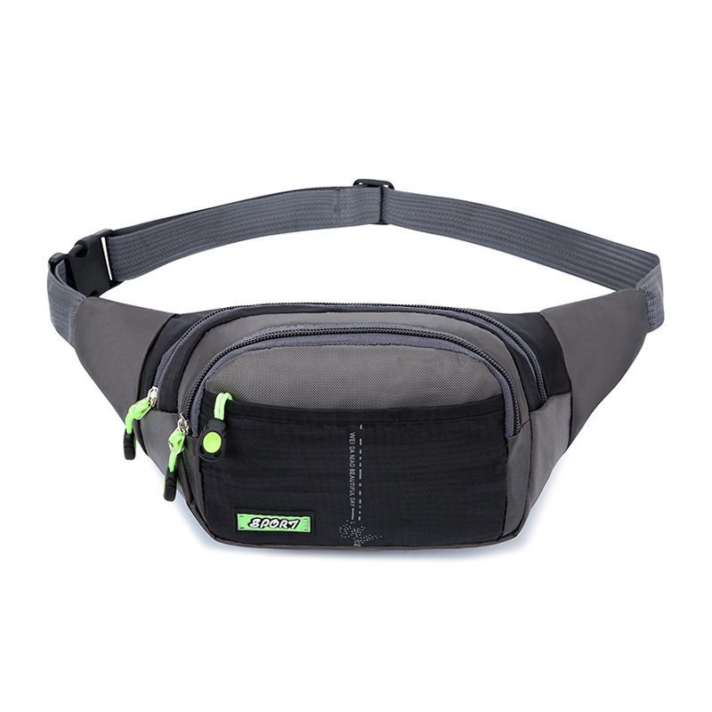 Riñonera deportiva multifuncional resistente al agua y al desgaste para hombre y mujer al aire libre