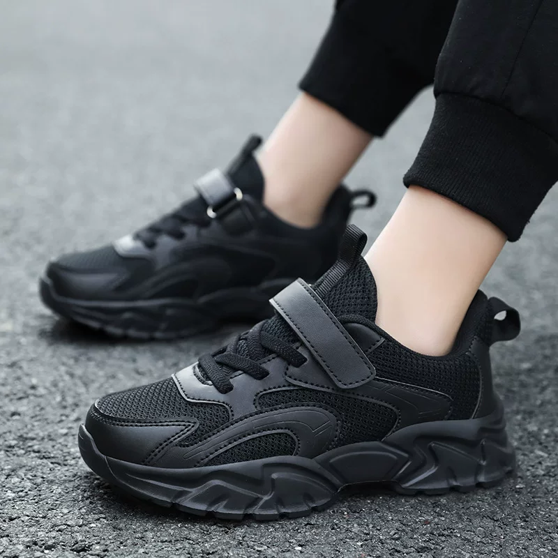 Детские белые кеды для мальчиков, дышащая обувь, спортивная обувь, мягкая подошва