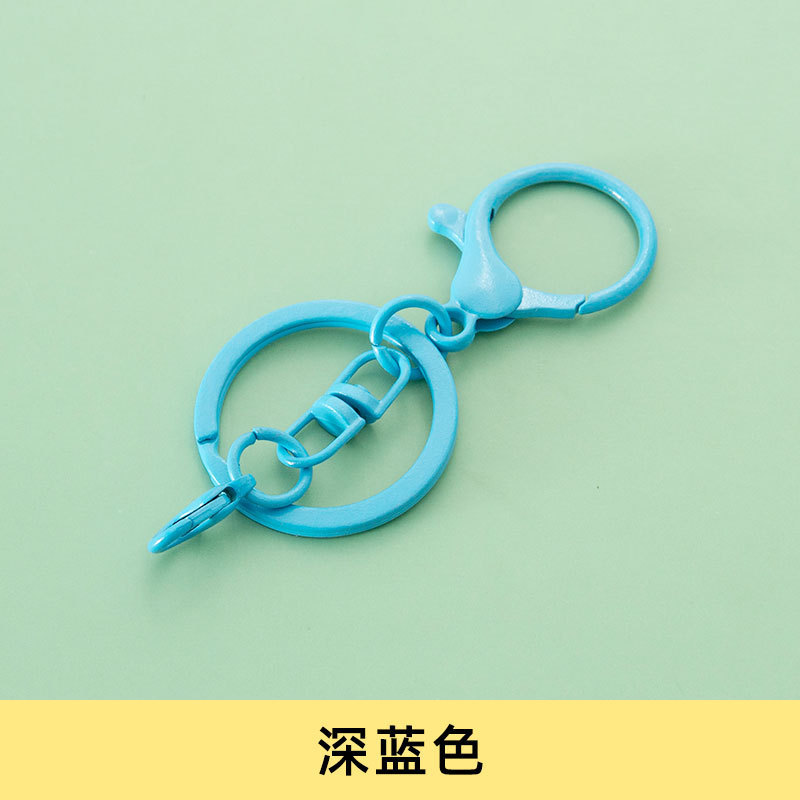 カラー塗装8字回転キーホルダー303ロブスターキーチェーン金属diyアクセサリーアクセサリー部品|undefined