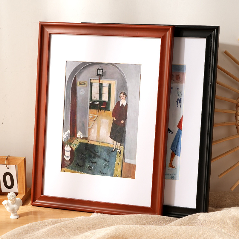 Solid Wood Oil Painting Frame Wall-Mounted Picture Frame for Mounting A3 Posters, 4K Picture Frames, 24 Sketch Outer Frames, Customizable Picture Frames Solid Wood Oil Painting Frame Wall-Mounted Picture Frame for Mounting A3 Posters, 4K Picture Frames, 24 Sketch Outer Frames, Customizable Picture Frames