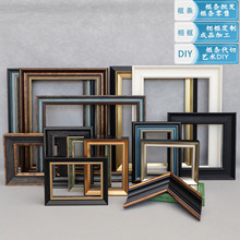 复古油画实木大框外框装裱古典装饰数字油画空框任意尺寸相框挂墙