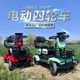 老年跨境代步双座电瓶车