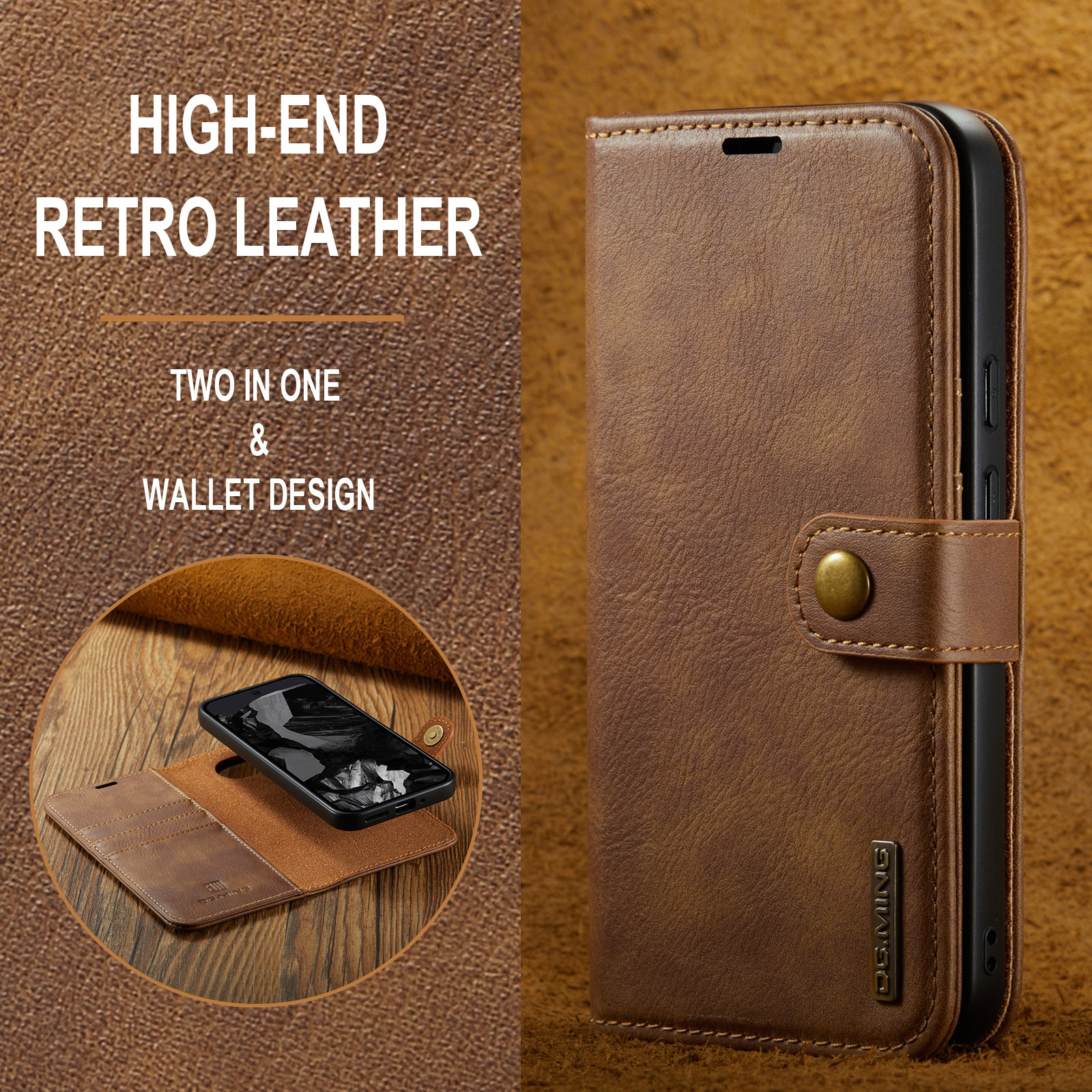 Zwei-in-Eins-Gehäuse für Google Pixel 9 Pro XL Pixel 9 Pro Magnetgehäuse_voghion.com