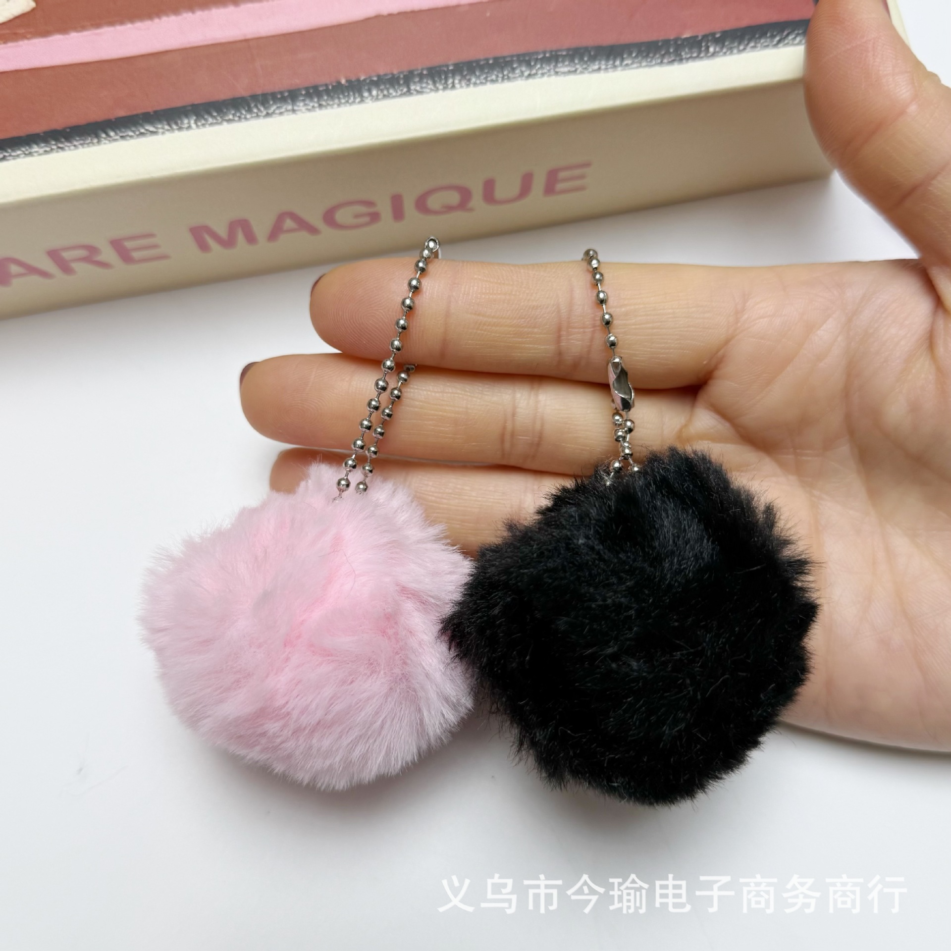 Accesorios de peluche de algodón relleno de peluche dibujos animados muñecas esféricas coloridas ropa de cabello muñecas accesorios de decoración DIY