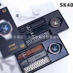 跨境爆款SK40智能手表蓝牙通话1.52inch心率血氧消息推送+灵动岛