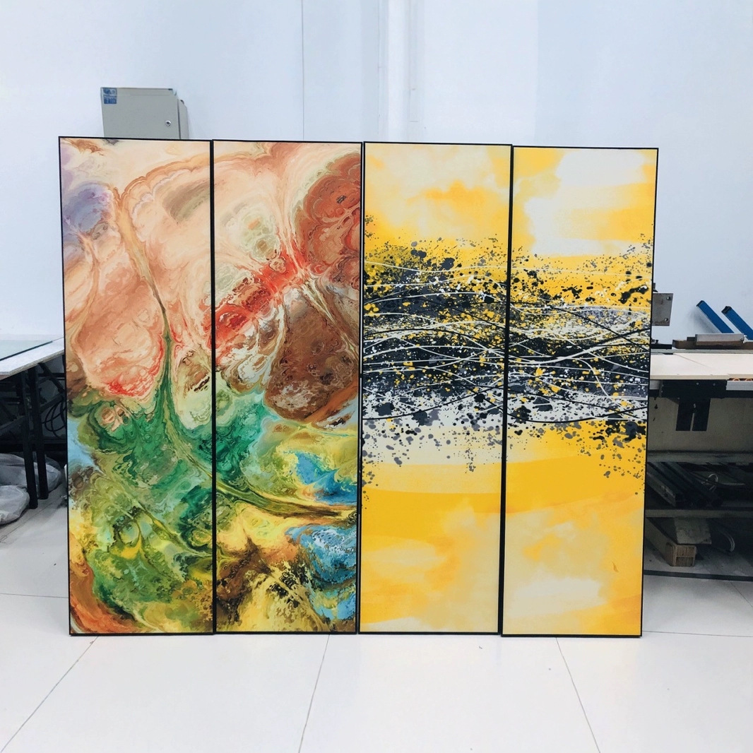 Acoustic Painting for Soundproofing, Sound-Absorbing Hanging Painting for Home Theater, Ktv Soundproofing Board, Mid-High Frequency Sound Absorption, Shockproof Sound-Absorbing Painting, Noise Reduction