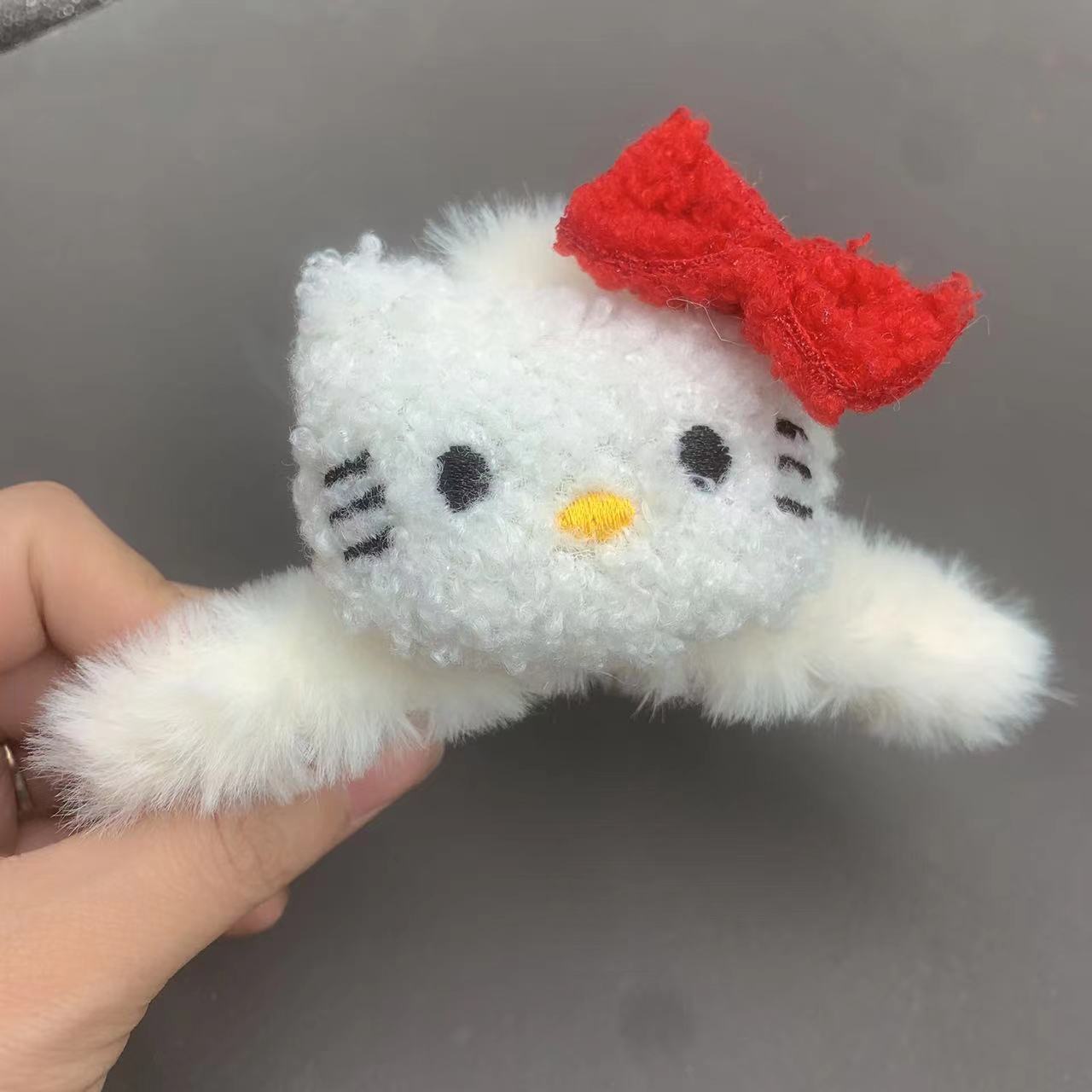 Double -sided teddy hair cat grab