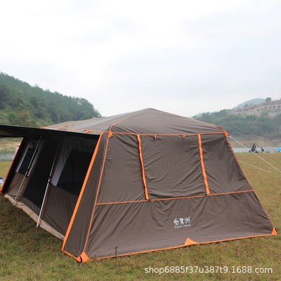 Outdoor four-bedroom and two-living room Çadırlar - brown-12-18-people