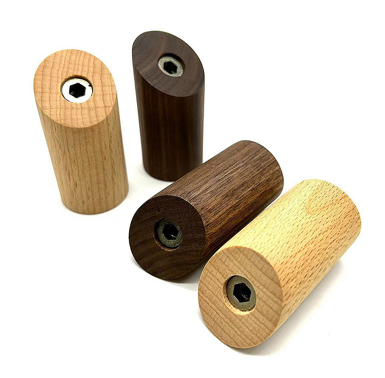 Cross-border wooden wall hooks, simple solid wood brackets for indoor door storage, clothing and hat hooks.