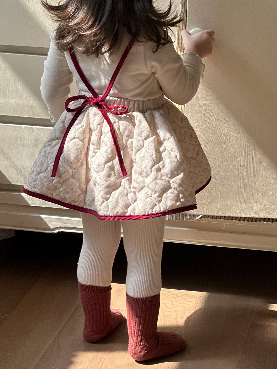 Sugar Pear ropa infantil niñas leggings 2024 otoño nuevo niño coreano pantalones de aire extranjero pantalones de otoño bebé