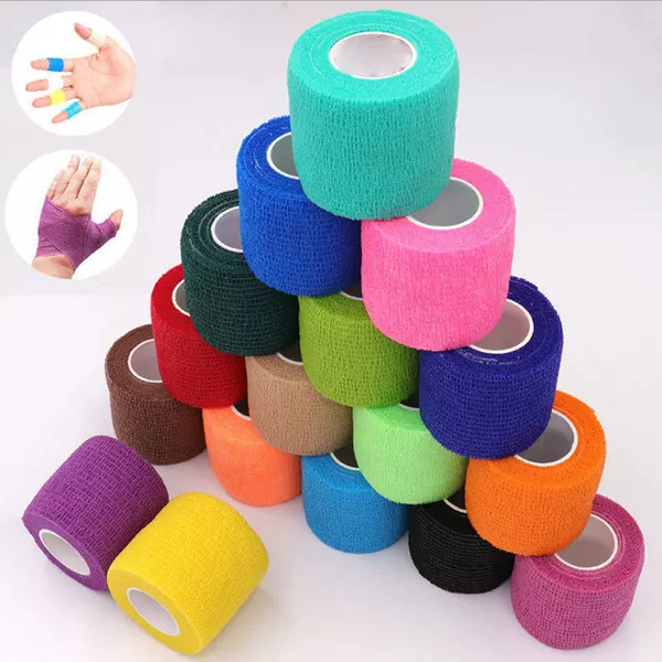 Spider Silk Factory Protection Direct Supply Non-woven Tape Self-adhesive Bandage Outdoor Sports Multifunctional Non-slip Elastic Bandage