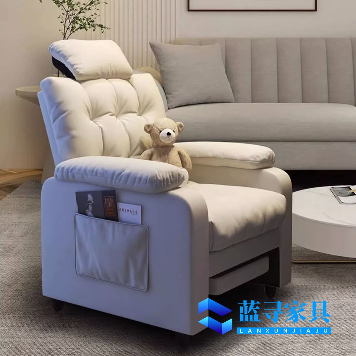 Lazy Sofa, Home Computer Chair, Comfortable Sedentary Chair, Office Chair, Internet Cafe E-Sports Chair, Bedroom Single Sofa Chair