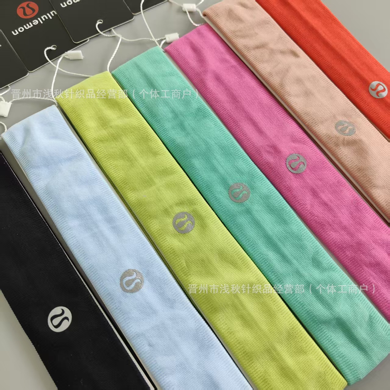 New Lulu Yoga Headband in Macaron Colors, Sports Fitness Silicone Non-Slip Sweatband, Lulu Training Headband