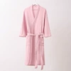 Three-layer gauze pink kimono collar