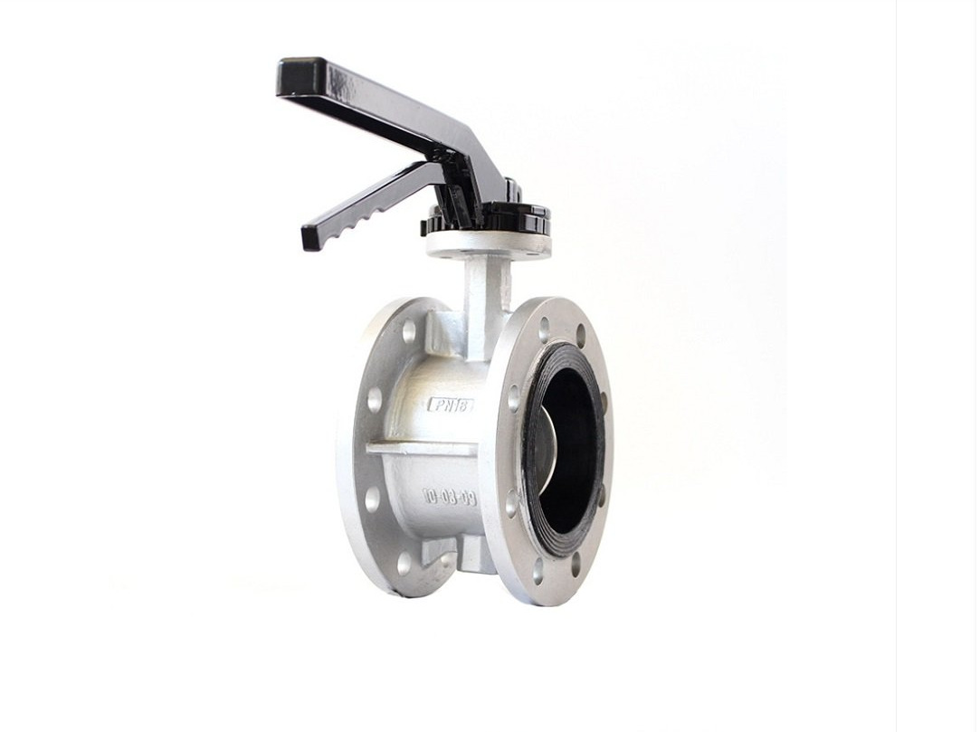 厂家供应304不锈钢蝶阀D41X-16P 手柄式法兰蝶阀 不锈钢手动蝶阀