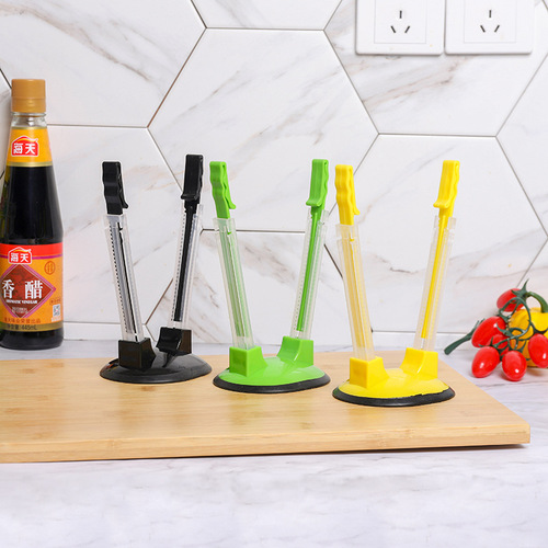 Cross-border practical artifact bag holder, kitchen household fresh-keeping bag support rack, foldable plastic storage rack