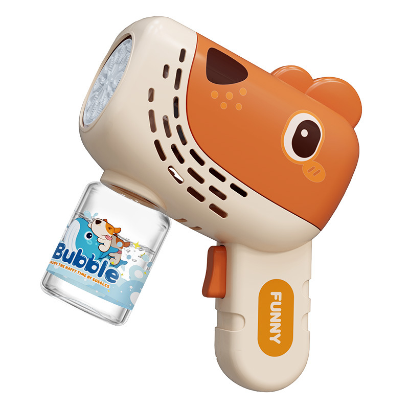 Máquina de Burbujas Eléctrica Automática para Niños Plástico Luz Ambiental