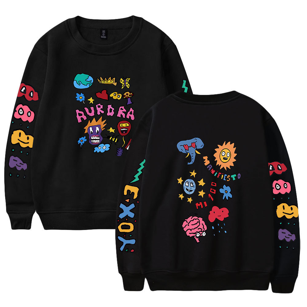 Humbe O-Neck Sweatshirts Women Men Long Sleeve Sweatshirts