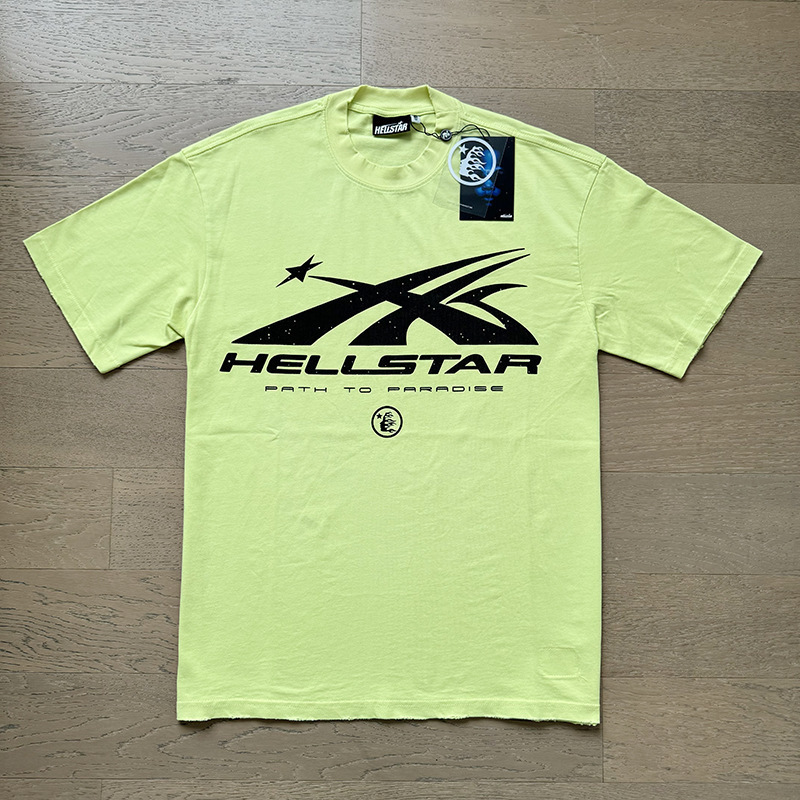 新型美潮Hの星シリーズプリント双紗純綿カジュアル男女夏カジュアルゆったり半袖tシャツ|undefined