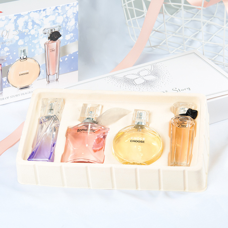 Flower Story Perfume Set Fresh and Long-Lasting Light Fragrance Women's Perfume Set Gift Box One-Piece Dropshipping