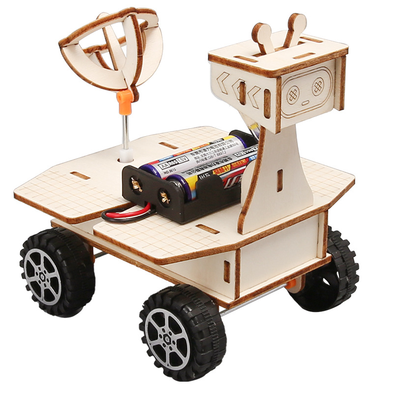 vehículo de exploración de Marte DIY tecnología pequeña fabricación de niños ensamblaje manual modelo espacial paquete de material de enseñanza experimental