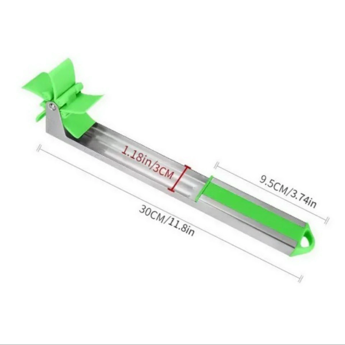 Cross-border watermelon cutting machine stainless steel windmill design cut watermelon kitchen gadget salad fruit slice tool