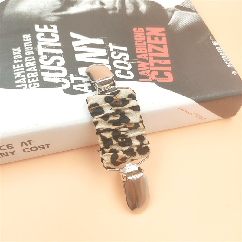 Amazon nuevo suéter clip plisado banda elástica cardigan clip vintage chal clip de moda clip fijo