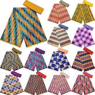 VLISCO Kente Print African wax fabric Cotton ���޿���ϞȾ��