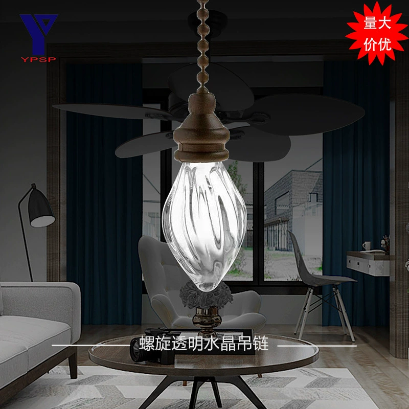 Спотовые спиральные прозрачные хрустальные светильники подвесные цепи пламени подвесные цепи горячие продажи хрустальные вентиляторы подвески